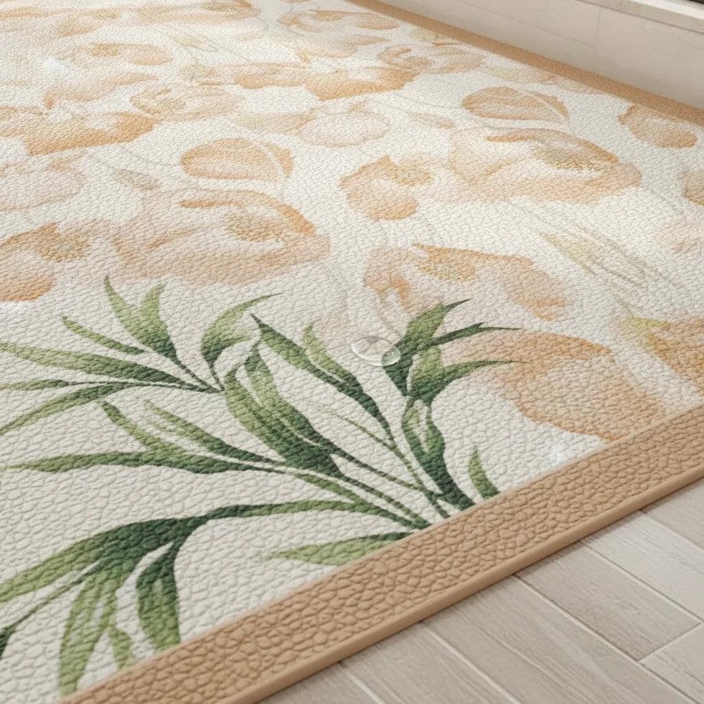Tapis extérieur imprimé feuillage