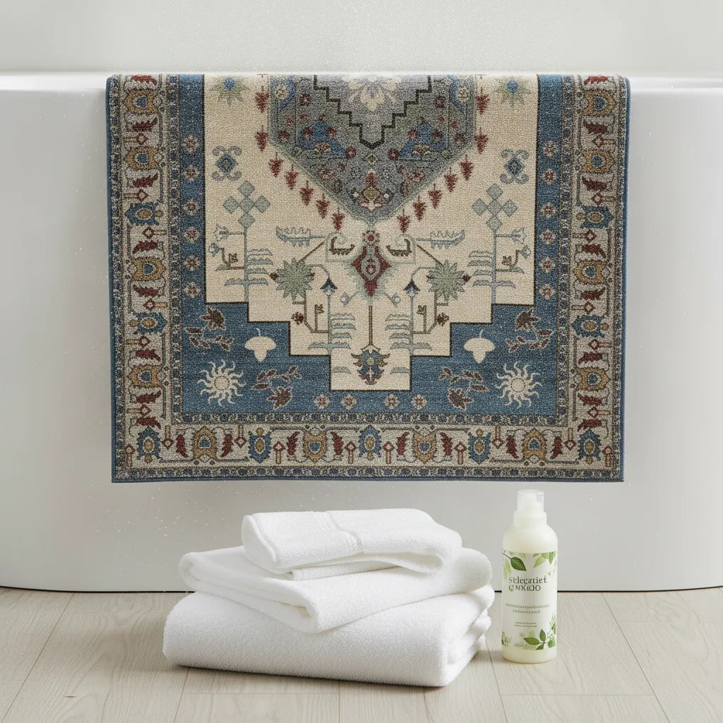 Tapis persan vintage lavable