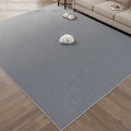 Tapis salon uni doux et lavable