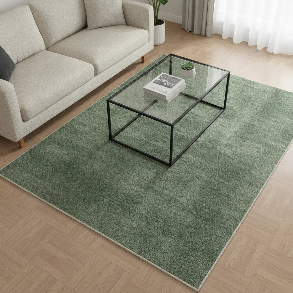Tapis de salon uni minimaliste