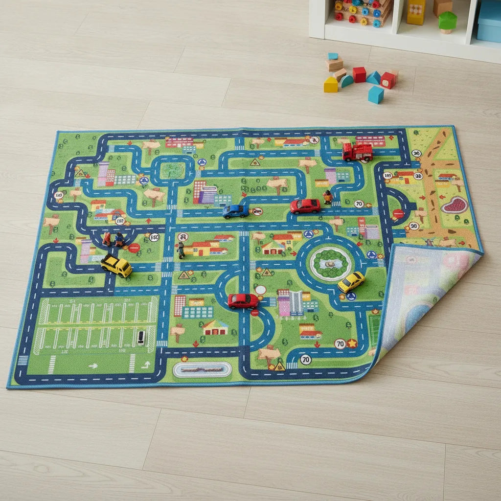 Tapis enfant circuit de ville