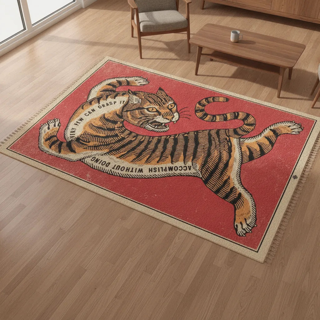Tapis de salon berbère ethnique