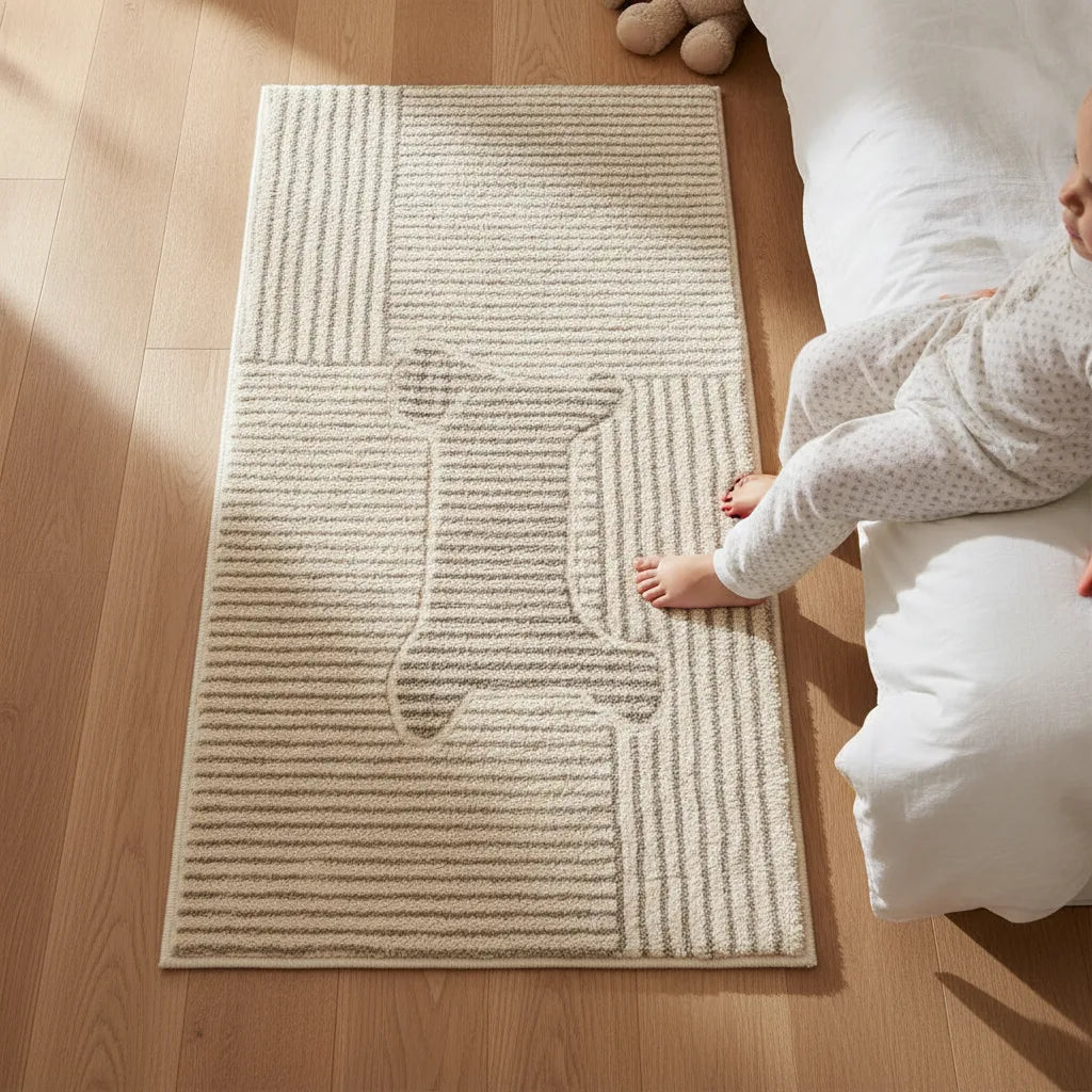 Tapis de chevet teckel tout doux