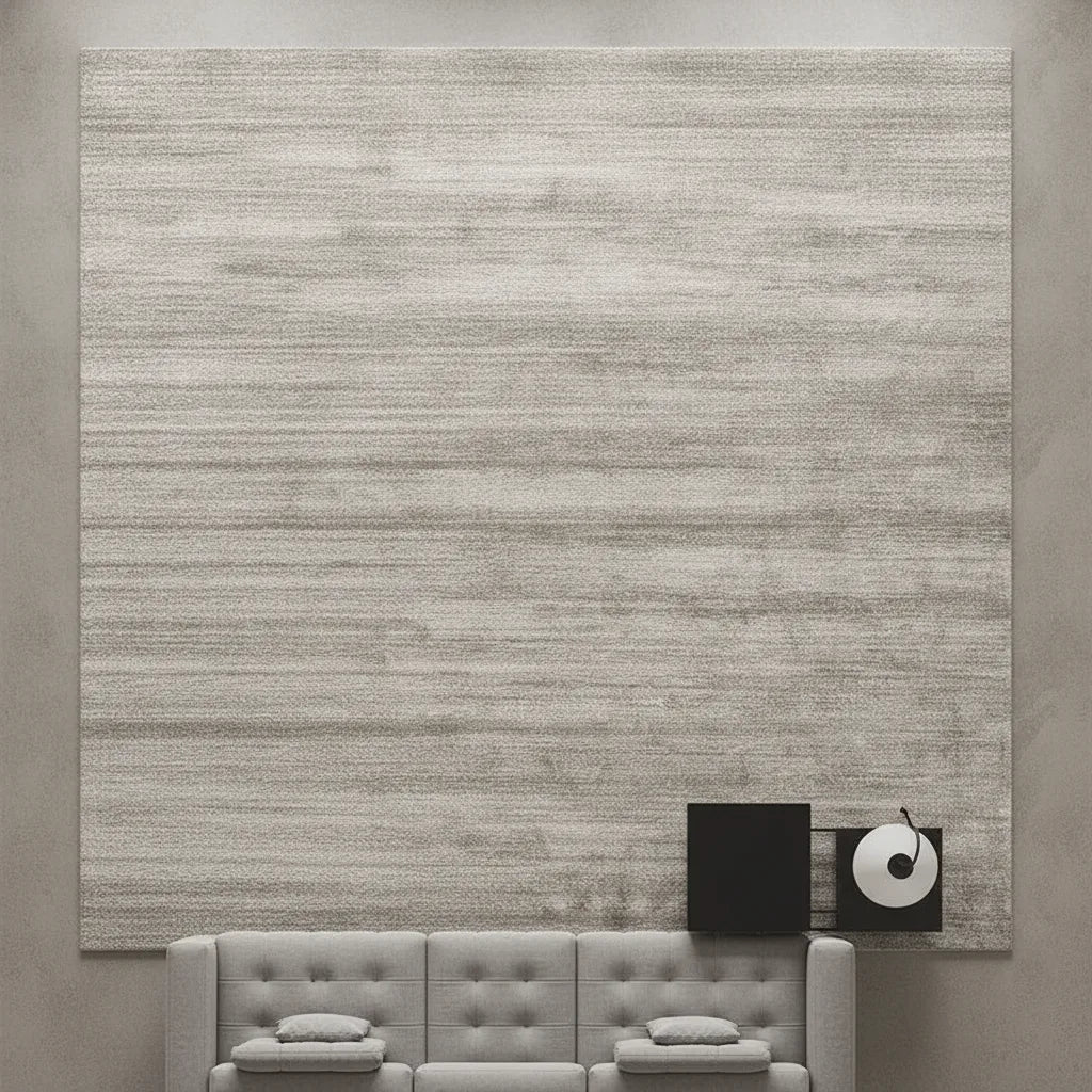Tapis de salon rayé doux et épais