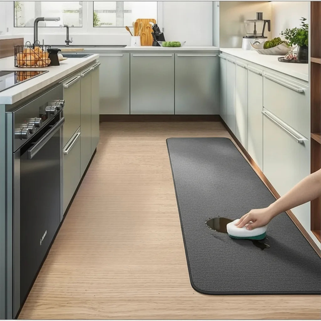 Tapis de cuisine anti-taches de gras