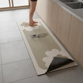 Tapis de cuisine japonais absorbant