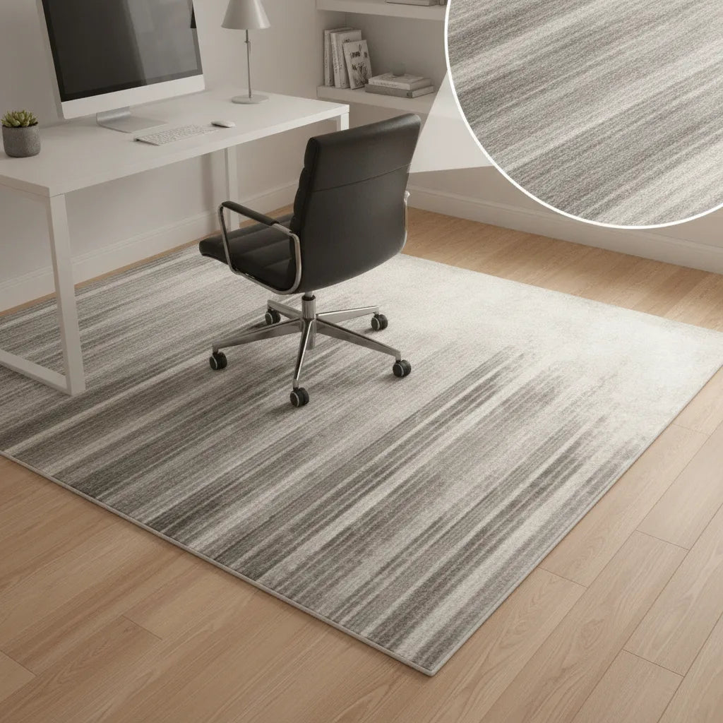 Tapis de bureau abstrait épais