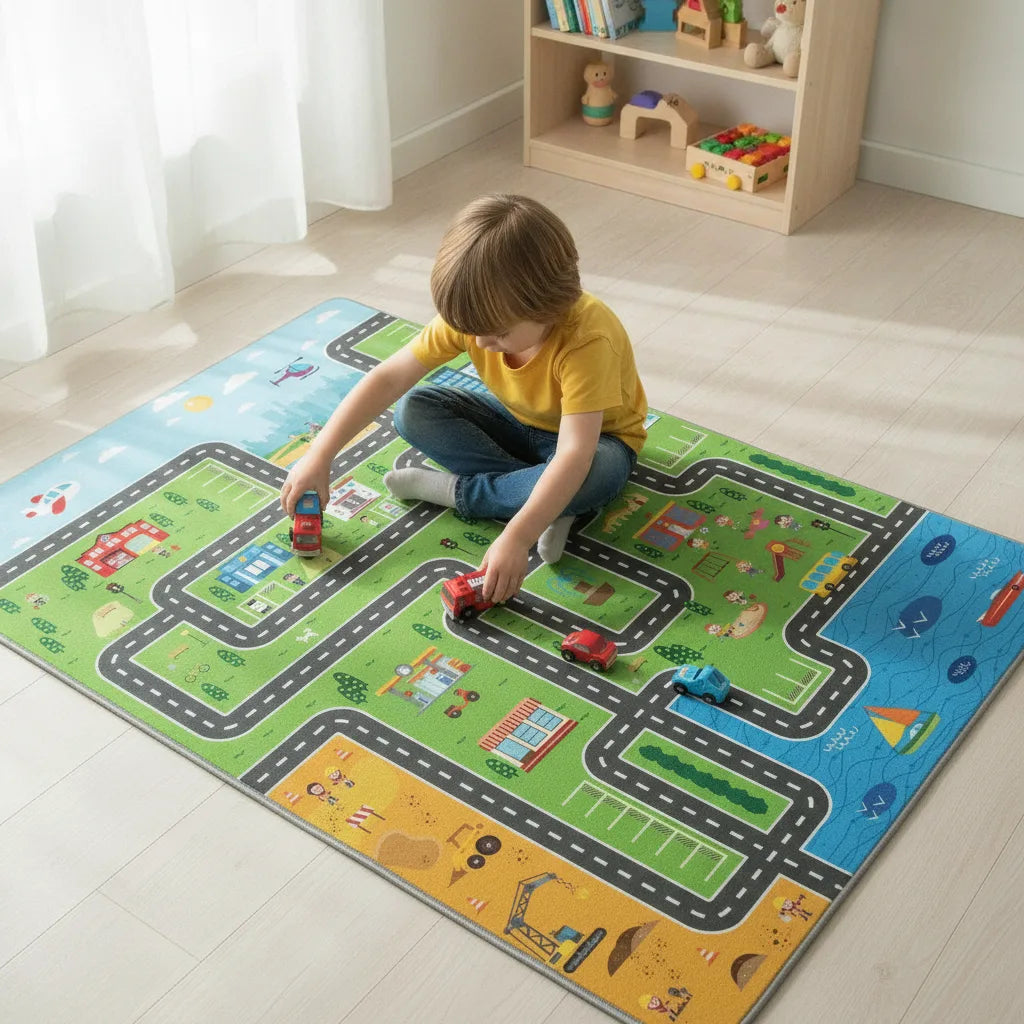 Tapis enfant circuit de ville
