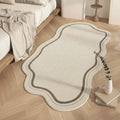 Tapis de chambre crème moelleux