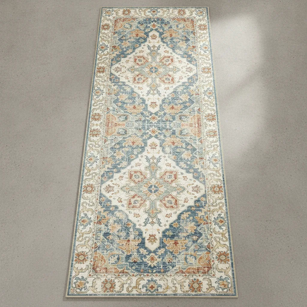 Tapis de couloir bohème vintage