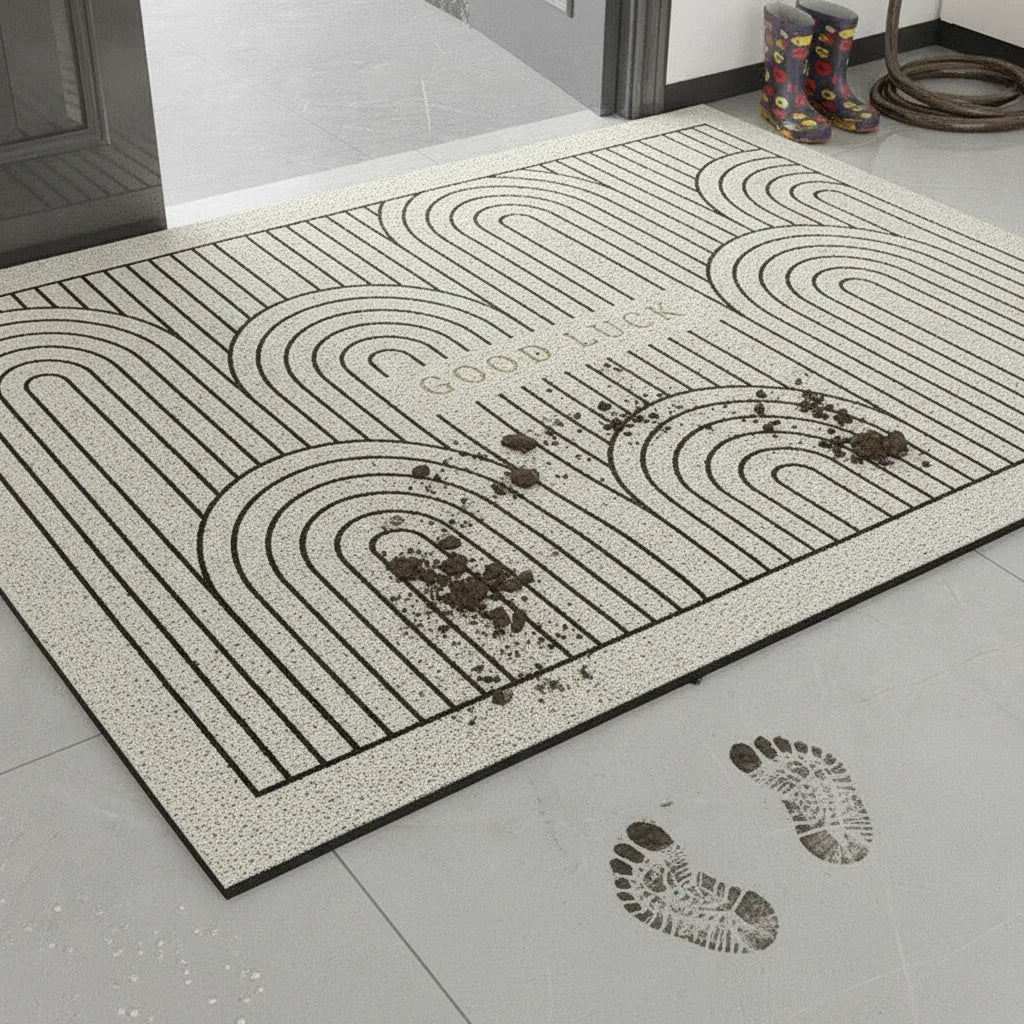 Tapis d'entrée gratte-pieds antidérapant