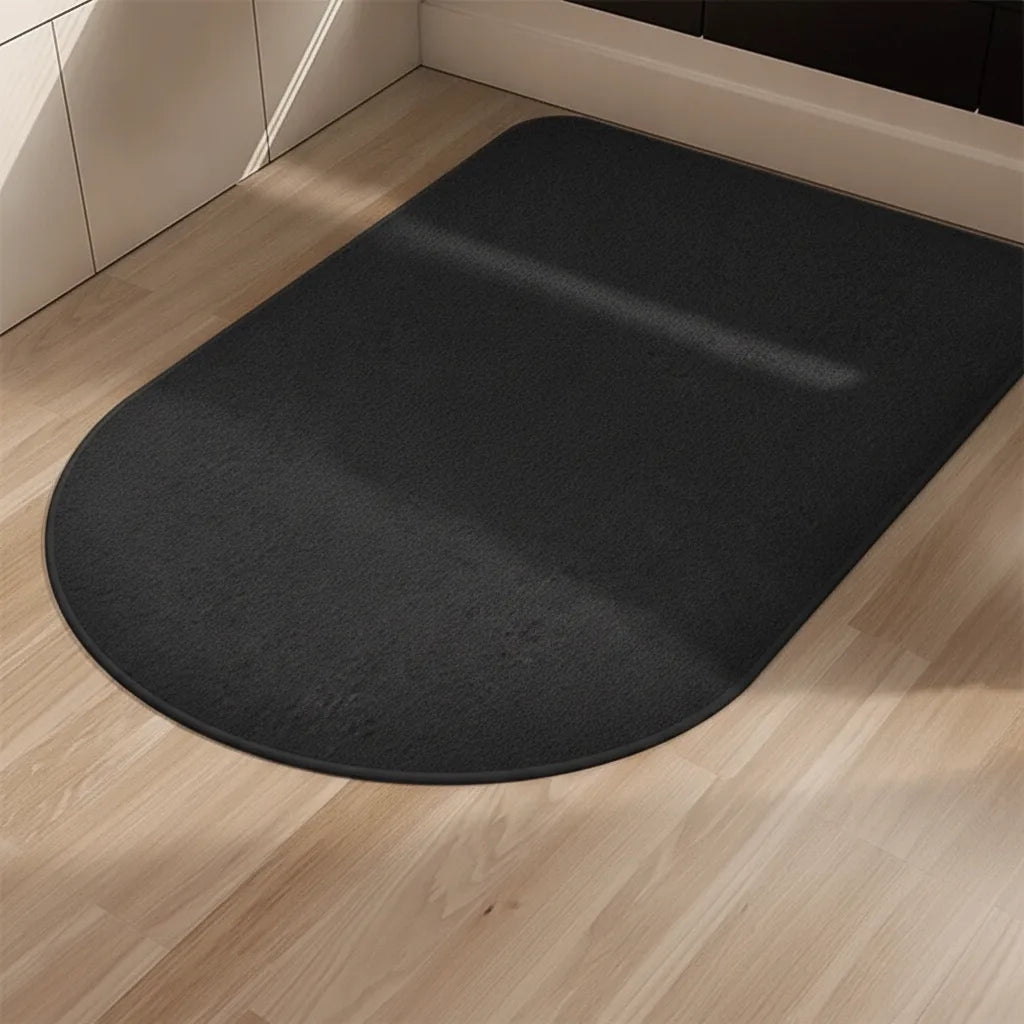 Tapis de bureau uni en flanelle épaisse