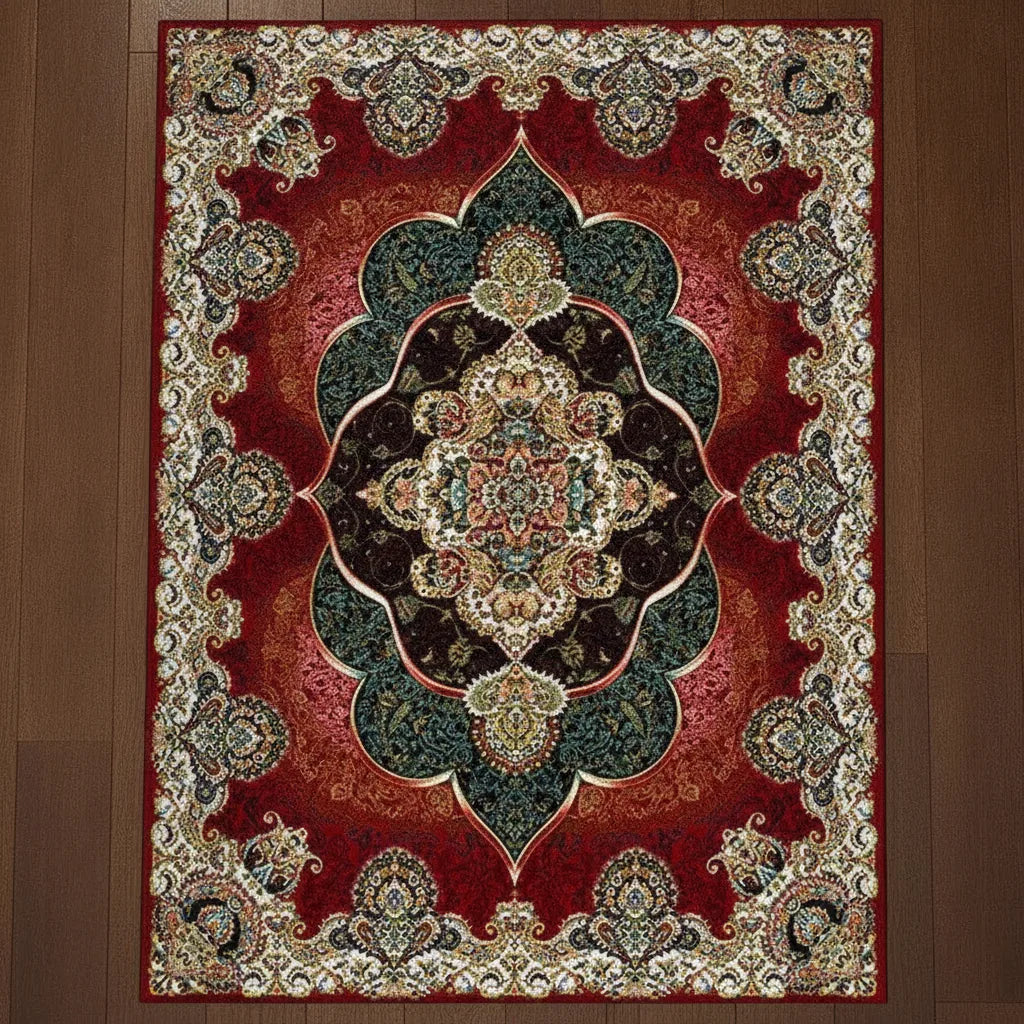 Tapis de salon bohème persan