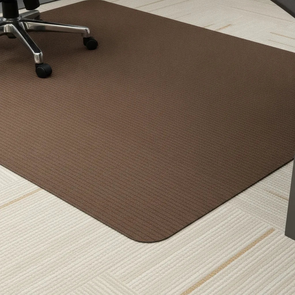Tapis de bureau rayé antidérapant