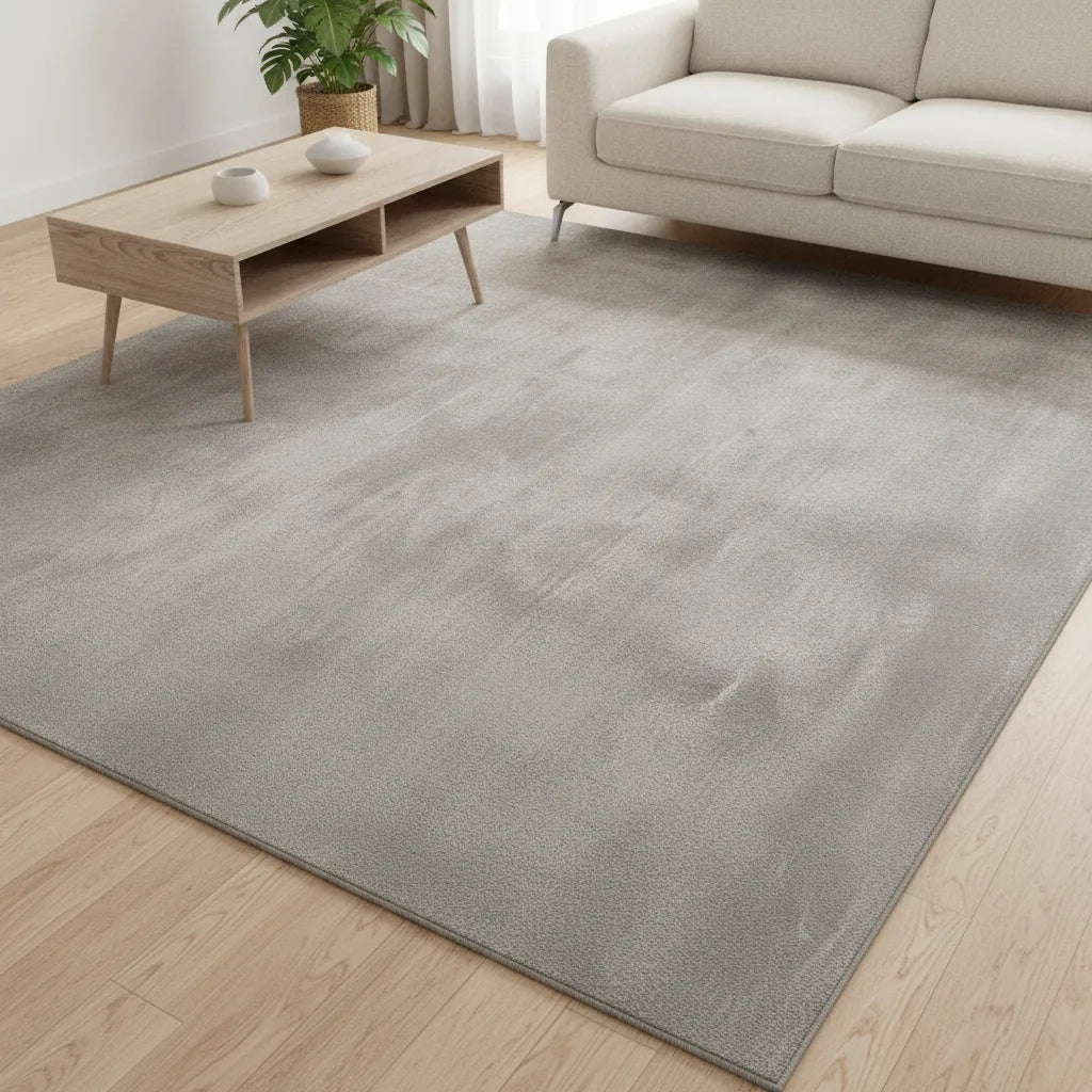Tapis de salon uni minimaliste