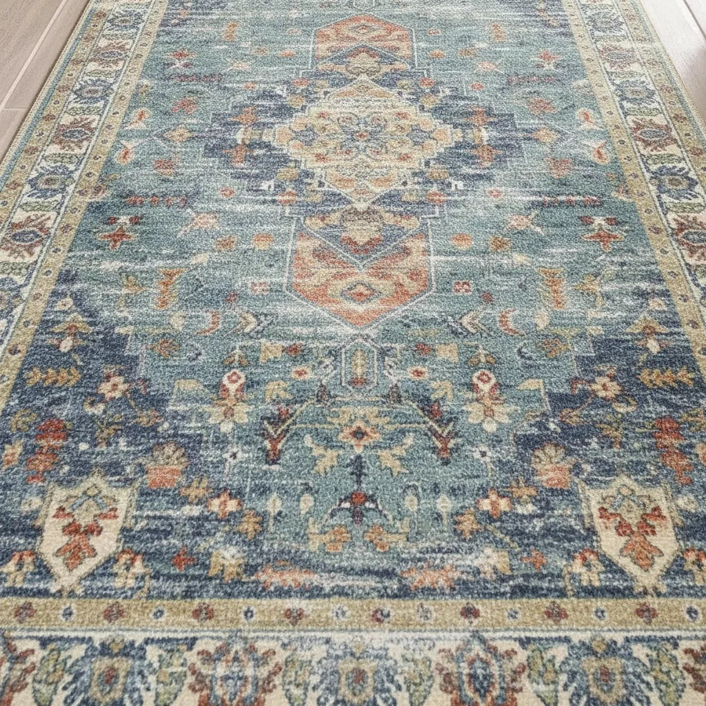 Tapis de couloir bohème vintage