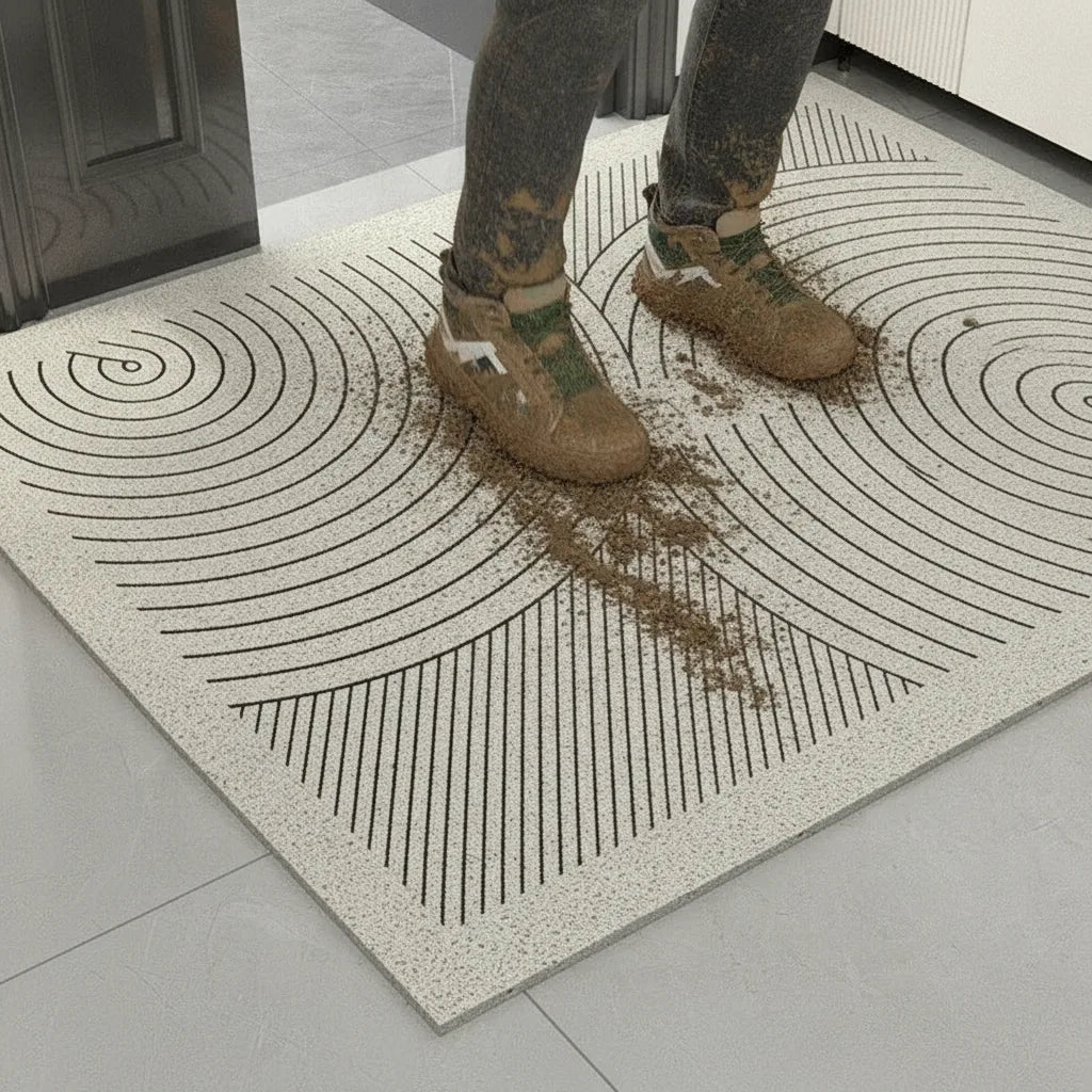 Tapis d'entrée gratte-pieds antidérapant
