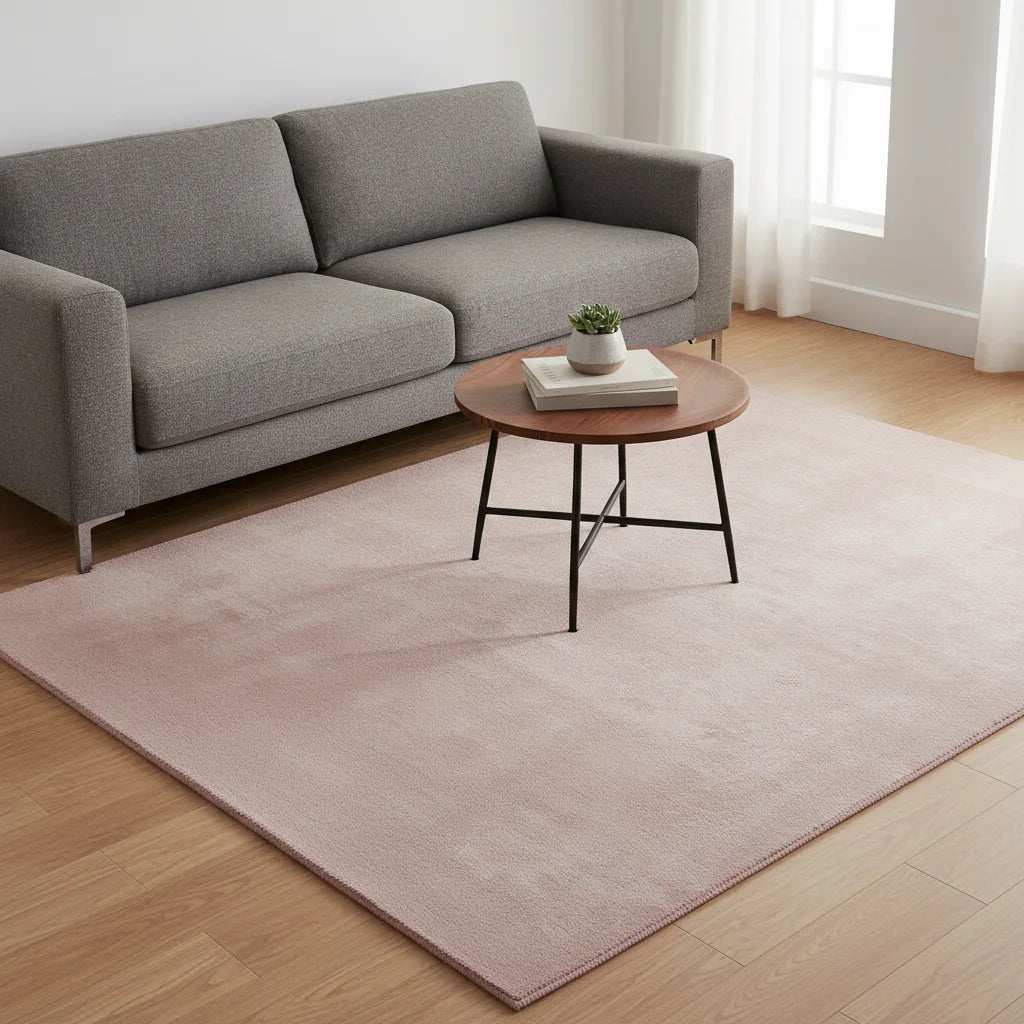 Tapis de salon uni minimaliste