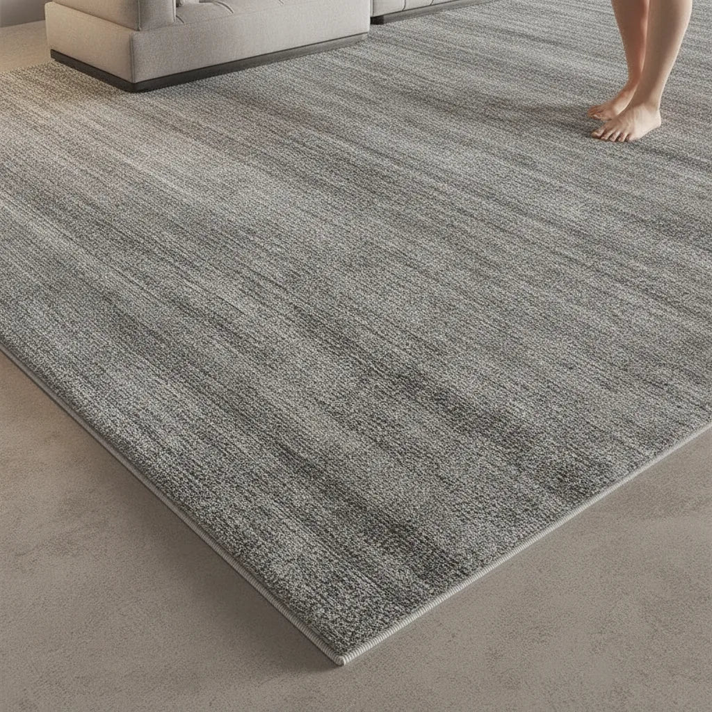 Tapis de salon rayé doux et épais