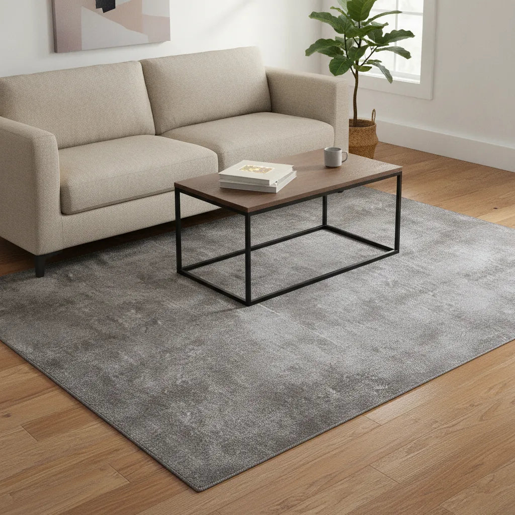 Tapis de salon uni minimaliste