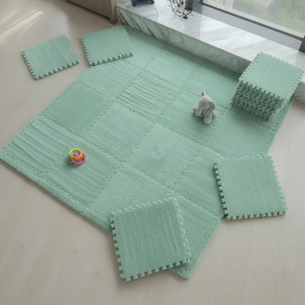 Tapis puzzle enfant dalles douces
