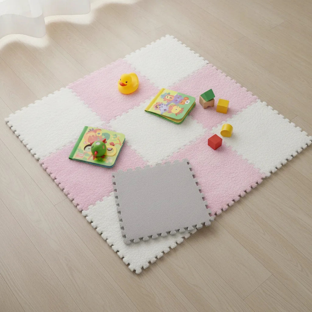 Tapis puzzle enfant dalles douces