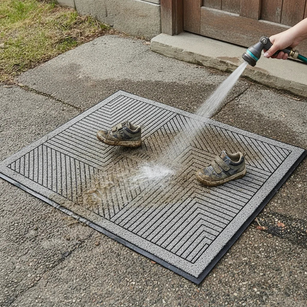 Tapis d'entrée gratte-pieds antidérapant