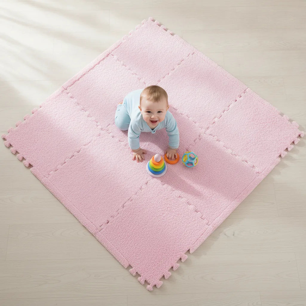Tapis puzzle enfant dalles douces