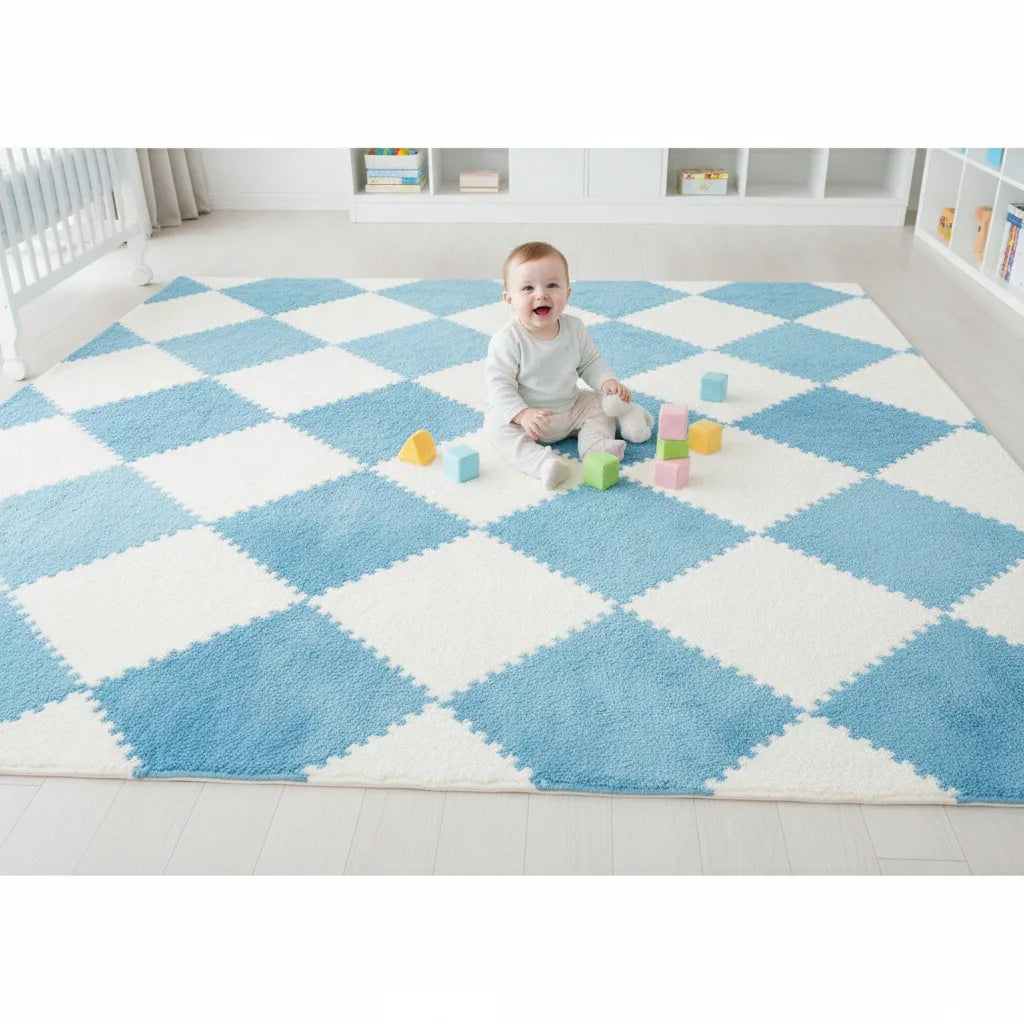 Tapis puzzle enfant dalles douces