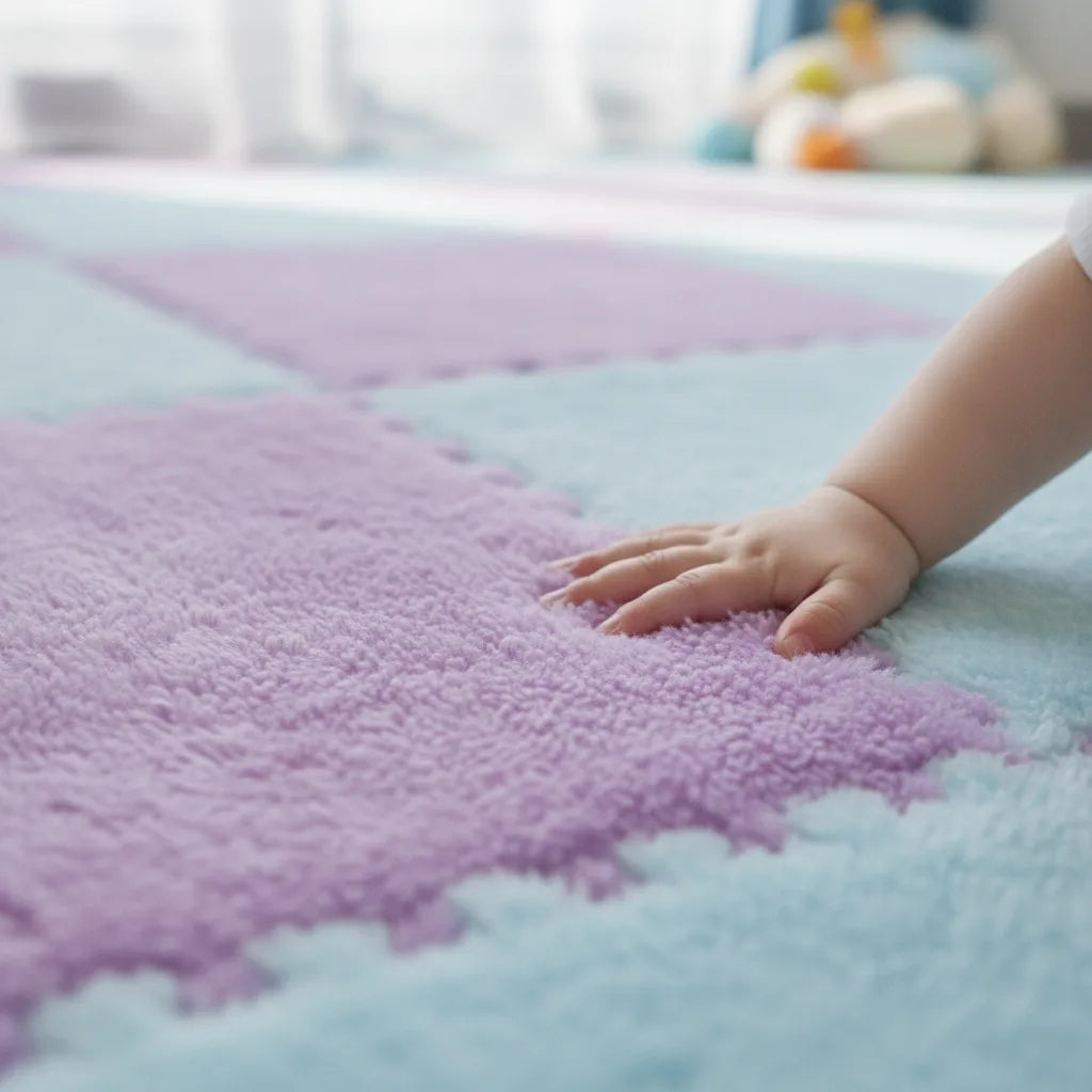 Tapis puzzle enfant dalles douces